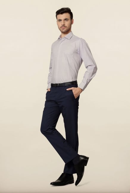 Van Heusen Purple Checks Formal Shirt Van Heusen Purple Checks Formal Shirt