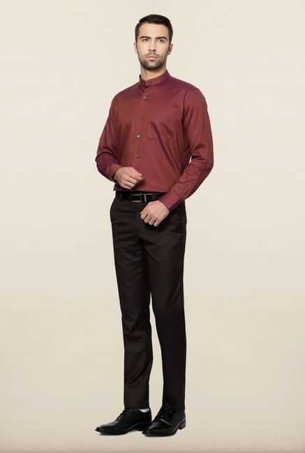Van Heusen Maroon Formal Shirt Van Heusen Maroon Formal Shirt