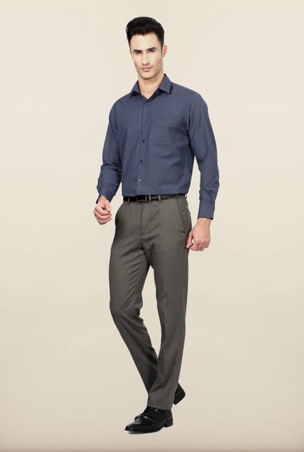 Peter England Blue Checks Formal Shirt Peter England Blue Checks Formal Shirt