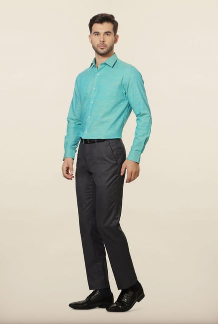 Peter England Blue Formal Shirt Peter England Blue Formal Shirt