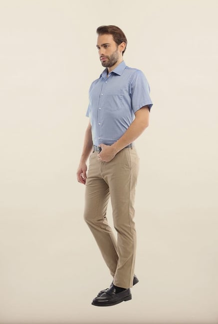 Allen Solly Blue Formal Shirt Allen Solly Blue Formal Shirt