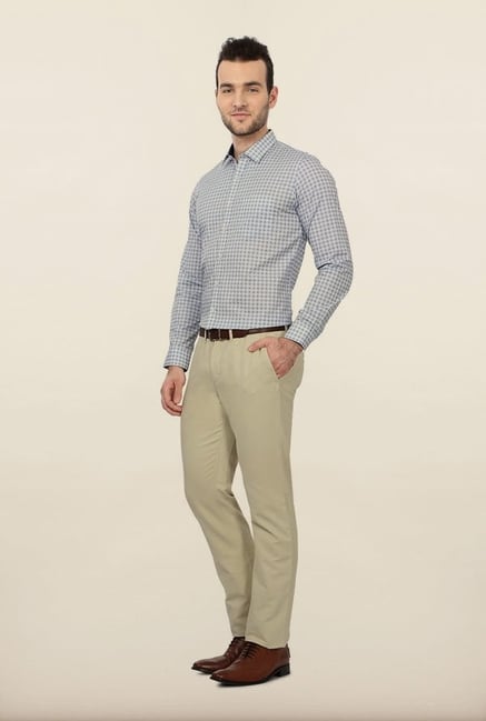 Van Heusen Grey Checks Formal Shirt Van Heusen Grey Checks Formal Shirt