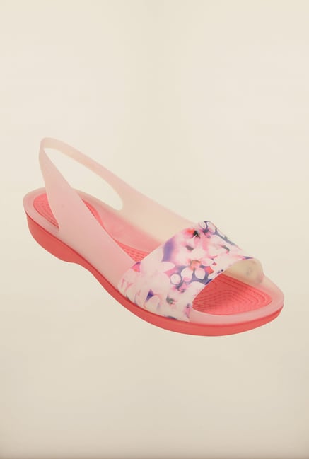 Crocs ColorBlock Coral Sling Back Shoes Crocs ColorBlock Coral Sling Back Shoes
