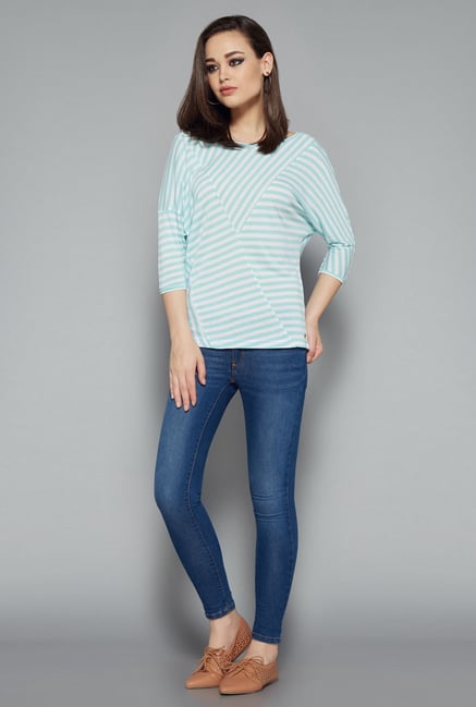 Nuon Turquoise Sophia Top Nuon Turquoise Sophia Top
