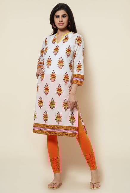 Zudio White Cotton Kurta Zudio White Cotton Kurta