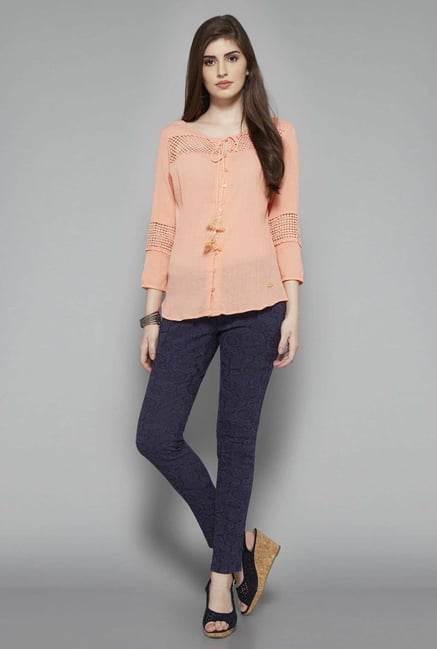 LOV Navy Jacky Trouser LOV Navy Jacky Trouser