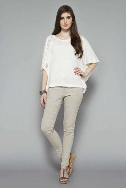 LOV White Zebina Blouse LOV White Zebina Blouse