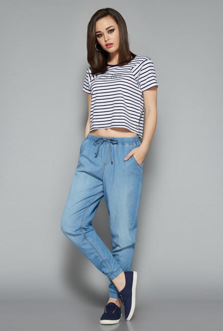 Nuon Navy & White Striped Top Nuon Navy & White Striped Top