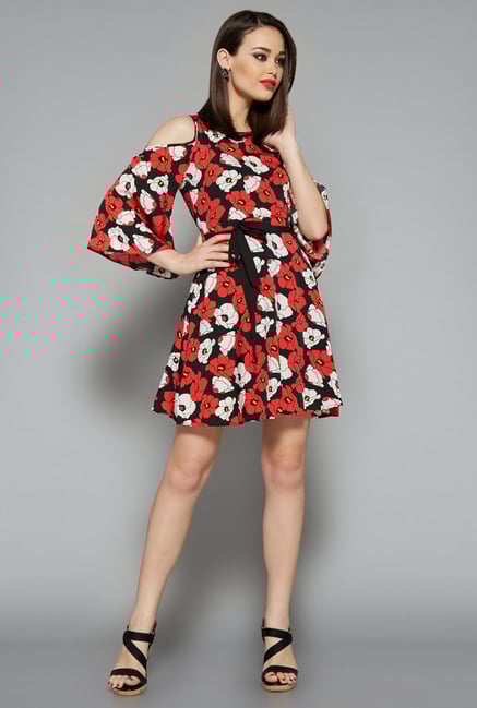Nuon Black & Red Stella Dress Nuon Black & Red Stella Dress