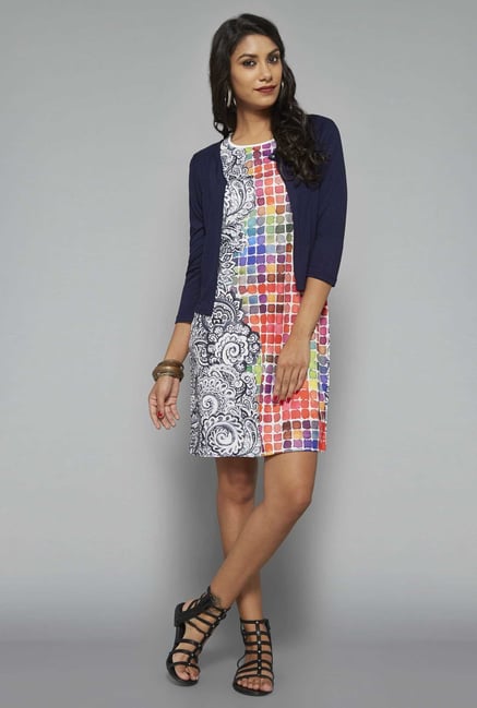 Bombay Paisley Navy Solid Shrug Bombay Paisley Navy Solid Shrug