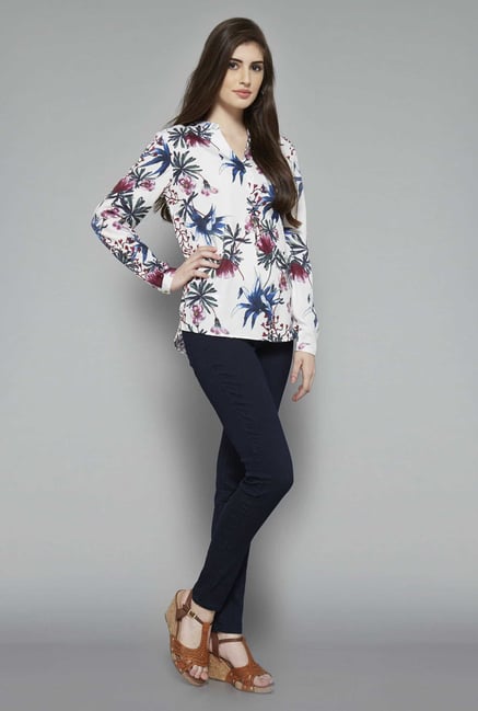 LOV Dark Blue Solid Jeggings LOV Dark Blue Solid Jeggings