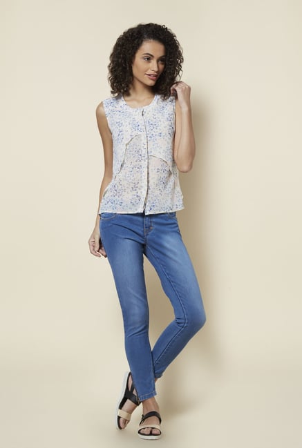 Zudio White Bree Blouse Zudio White Bree Blouse