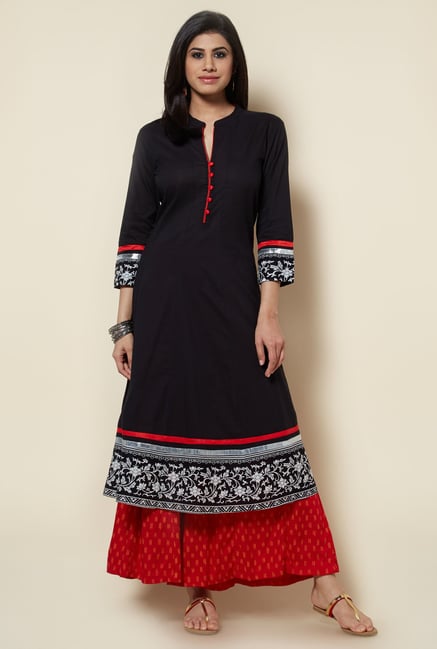 Zudio Red Printed Mid Rise Palazzos Zudio Red Printed Mid Rise Palazzos