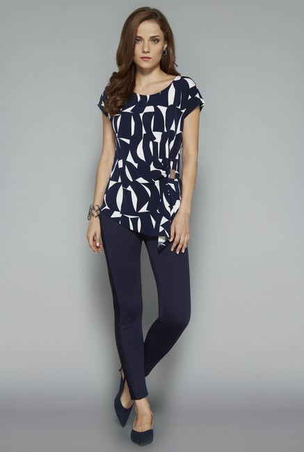 Wardrobe Navy Derby Blouse Wardrobe Navy Derby Blouse