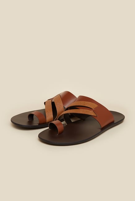 Mochi Tan Leather Sandals Mochi Tan Leather Sandals