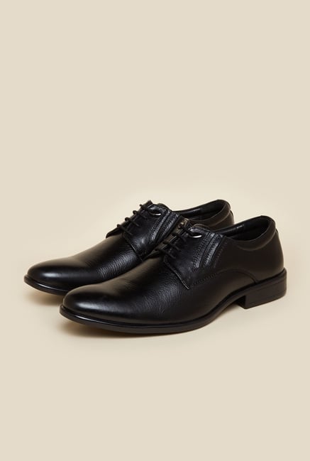 Mochi Black Leather Derby Shoes Mochi Black Leather Derby Shoes