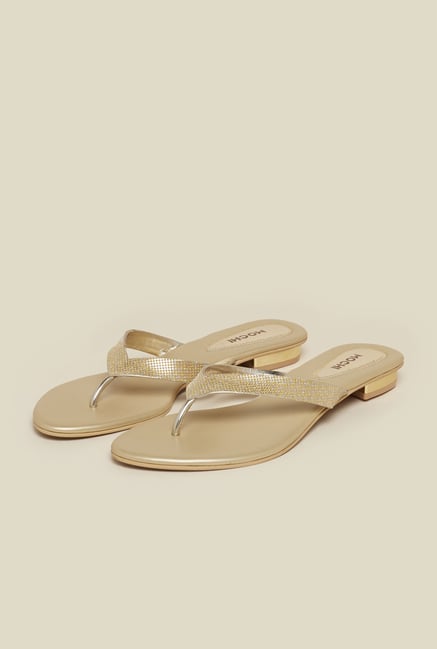 Mochi Gold Flat Thongs Mochi Gold Flat Thongs