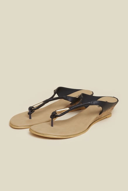 Mochi Black Casual Sandals Mochi Black Casual Sandals