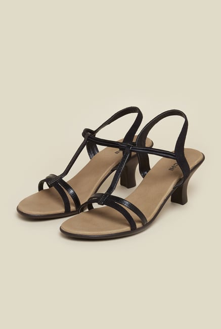 Mochi Black Back Strap Sandals Mochi Black Back Strap Sandals