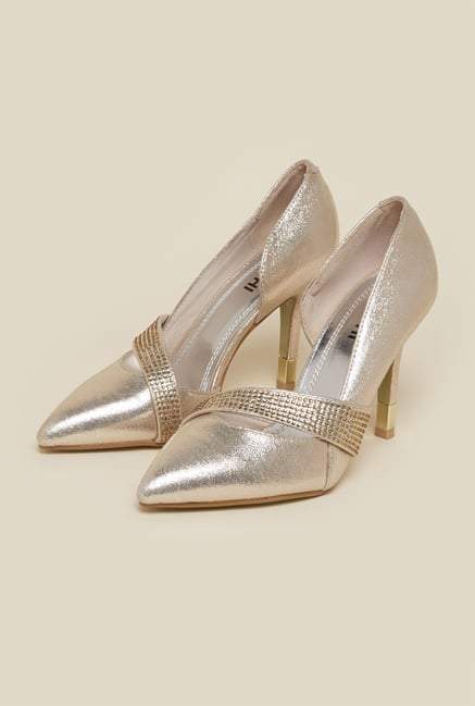 Mochi Gold D'orsay Stilettos Mochi Gold D'orsay Stilettos