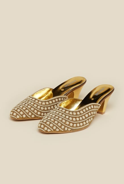 Mochi Gold Ethnic Sandals Mochi Gold Ethnic Sandals
