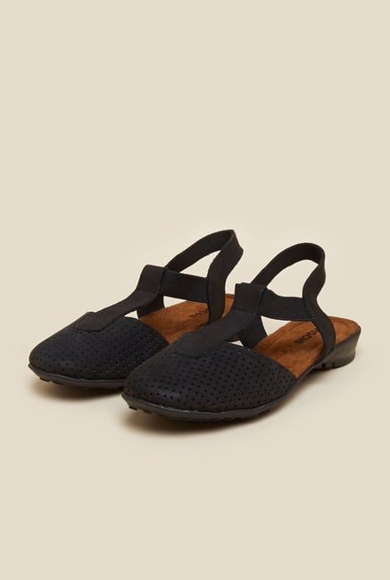 Mochi Black Back Strap Sandals Mochi Black Back Strap Sandals