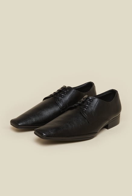 Mochi Black Leather Formal Shoes Mochi Black Leather Formal Shoes