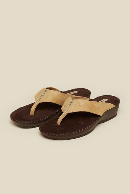 Mochi Beige Flat Thongs Mochi Beige Flat Thongs