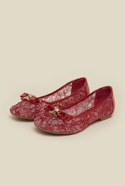 Mochi Red Flat Ballerinas Mochi Red Flat Ballerinas