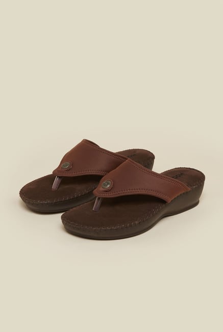 Mochi Brown Flat Sandals Mochi Brown Flat Sandals