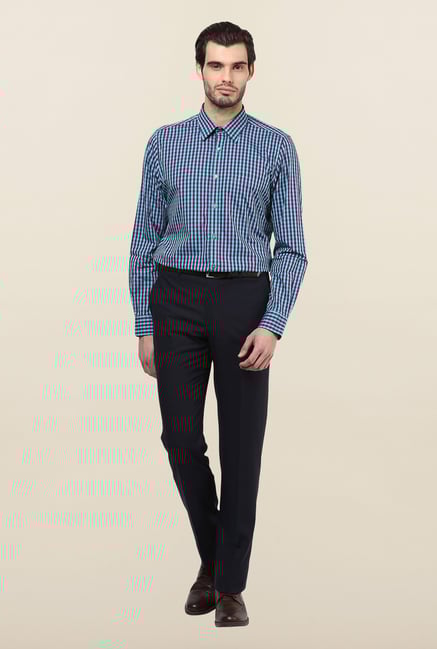 Turtle Multicolor Checks Formal Shirt Turtle Multicolor Checks Formal Shirt