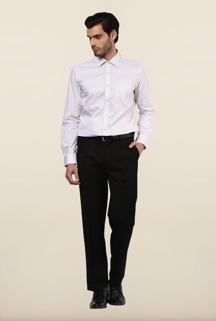 Turtle White Checks Formal Shirt Turtle White Checks Formal Shirt