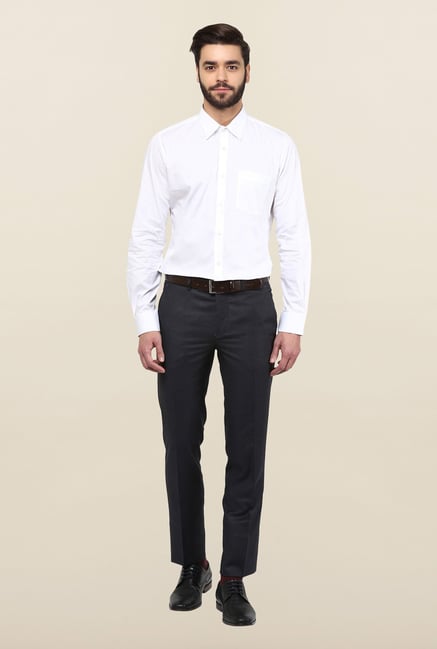 Turtle White Striped Formal Shirt Turtle White Striped Formal Shirt