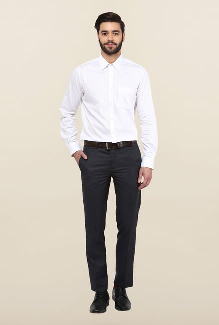 Turtle White Striped Formal Shirt Turtle White Striped Formal Shirt