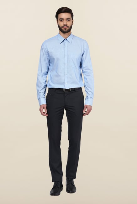 Turtle Blue Checks Formal Shirt Turtle Blue Checks Formal Shirt
