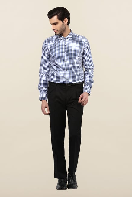 Turtle Blue Checks Formal Shirt Turtle Blue Checks Formal Shirt