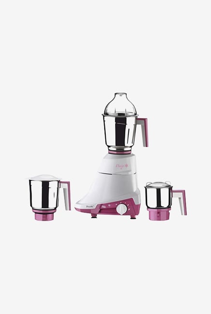 Preethi Daisy MG201 750W Mixer Grinder (White & Pink) Preethi Daisy MG201 750W Mixer Grinder (White & Pink)
