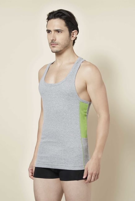 Tuna London Grey Solid Vest Tuna London Grey Solid Vest