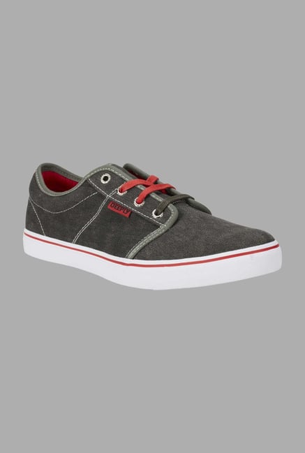 Deeply Grey Canvas Lace Up Sneakers Deeply Grey Canvas Lace Up Sneakers