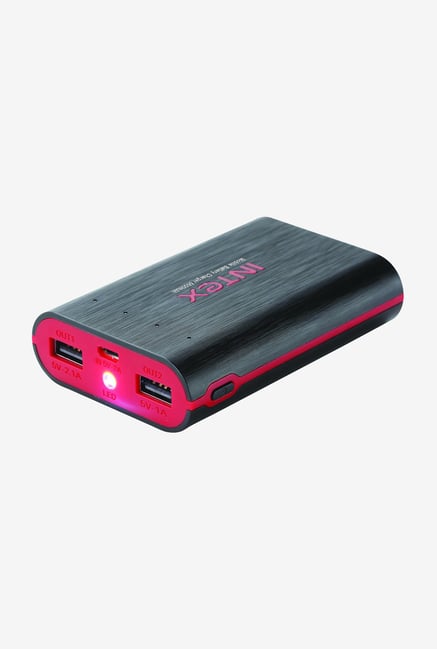 Intex IT-PB6.6K 6600 mAh Power Bank (Black) Intex IT-PB6.6K 6600 mAh Power Bank (Black)