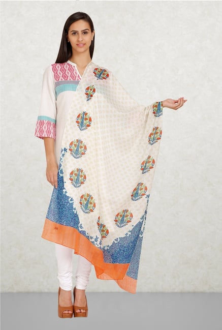Aurelia White Printed Dupatta Aurelia White Printed Dupatta