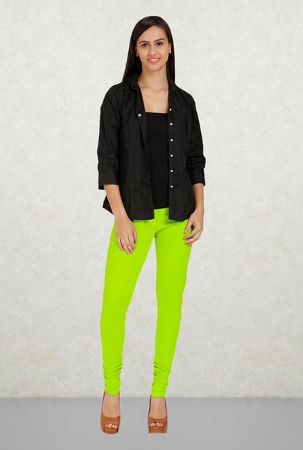 Aurelia Green Solid Leggings Aurelia Green Solid Leggings