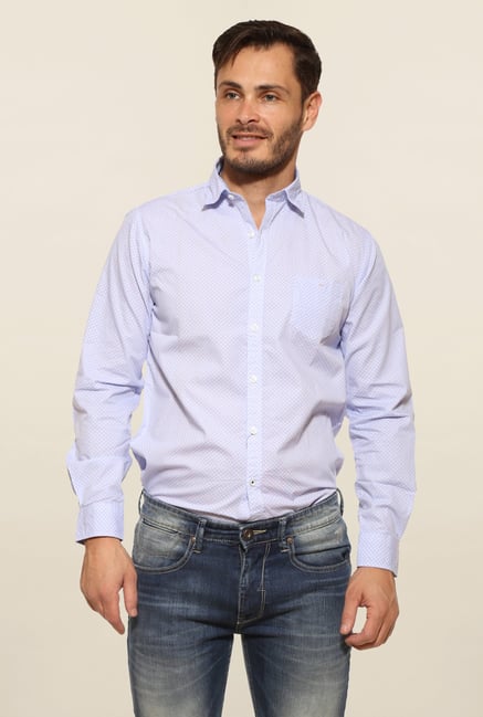 Pepe Jeans Blue Cotton Casual Shirt Pepe Jeans Blue Cotton Casual Shirt