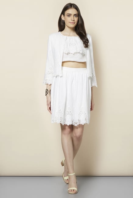 FG-4 White Lace Shrug FG-4 White Lace Shrug