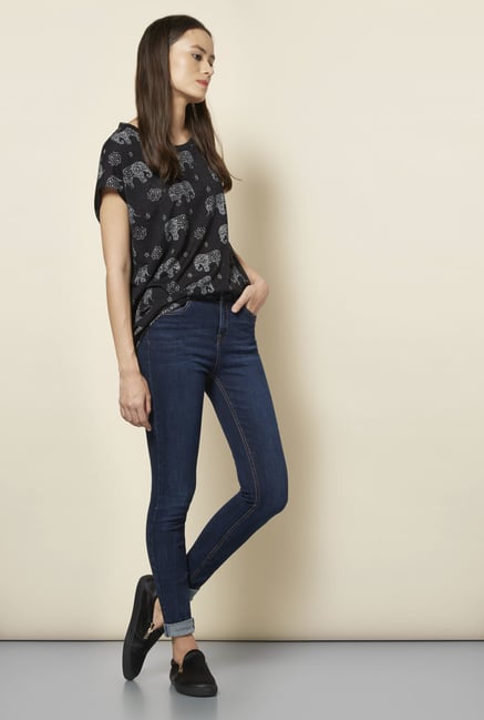 New Look Navy Skin Fit Jeans New Look Navy Skin Fit Jeans
