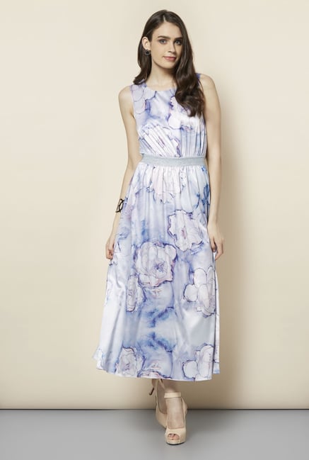 FG-4 Lavender Amalie Floral Print Maxi Dress FG-4 Lavender Amalie Floral Print Maxi Dress