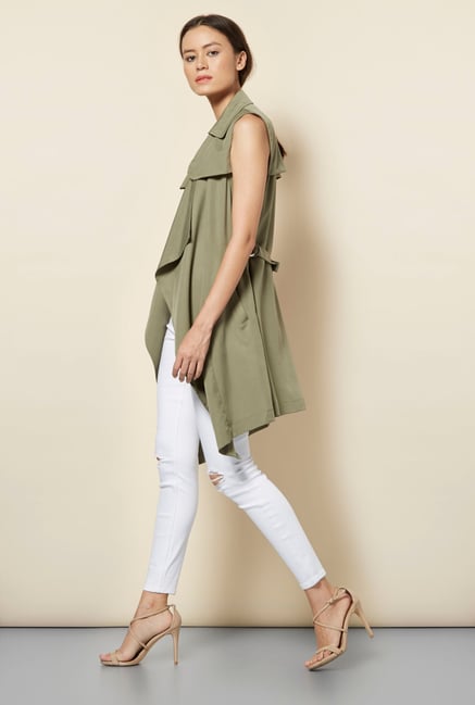 New Look Olive D-Ring Side Jacket New Look Olive D-Ring Side Jacket