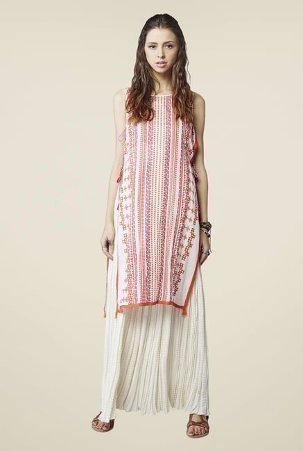 Global Desi Multicolor Two Piece Cordelia Suit Set Global Desi Multicolor Two Piece Cordelia Suit Set