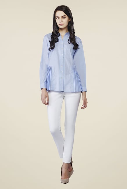 AND Blue Cerelia Powder Shirt AND Blue Cerelia Powder Shirt