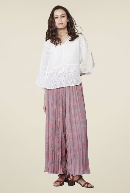 AND White Ethal Textured Top AND White Ethal Textured Top